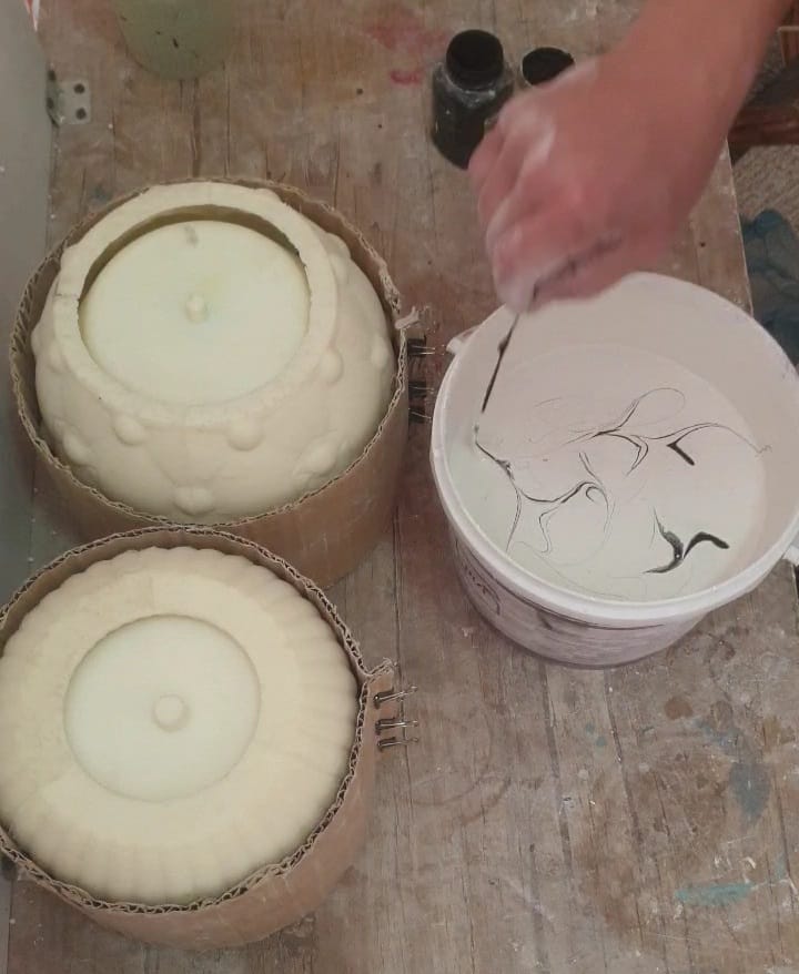 رگه دار کردن ملات